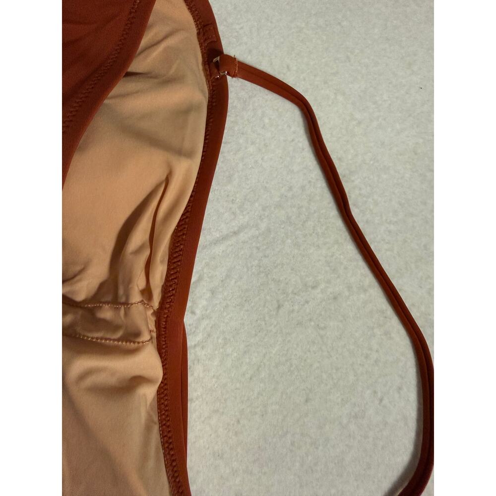 J.Crew Factory Women Swimsuit Swimwear One Piece Large Rust Brown - Picture 10 of 11
